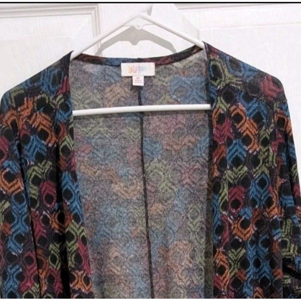 Lularoe Sarah Soft Open Front Duster Cardigan Women's Size Medium